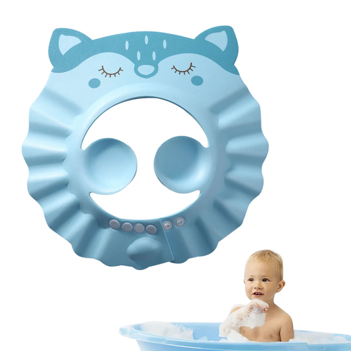 Baby Bathing Cap with Ear Protection